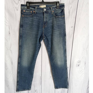 Gap | High-Rise Vintage Slim Straight Jeans Whiskering & Fading